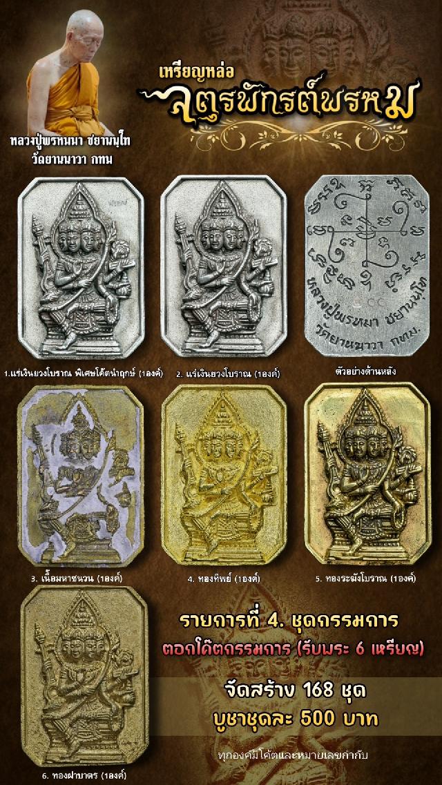 หลวงปู่พรหมา ชยานนฺโท วัดยานนาวา กทม เปิดจองครับ