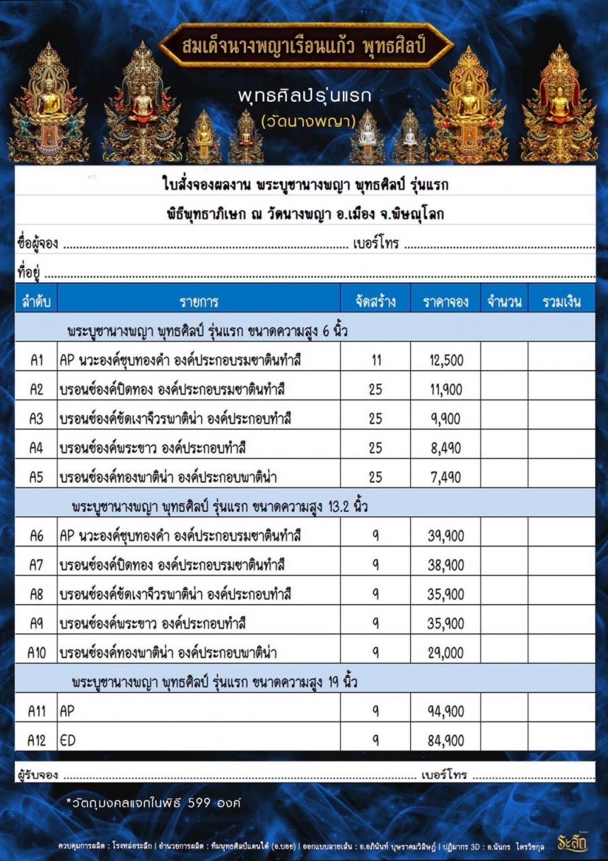 พระกริ่งนางพญารุ่นแรก และพระนางพญาซุ้มเรือนแก้ว พุทธศิลป์  เปิดจองครับ