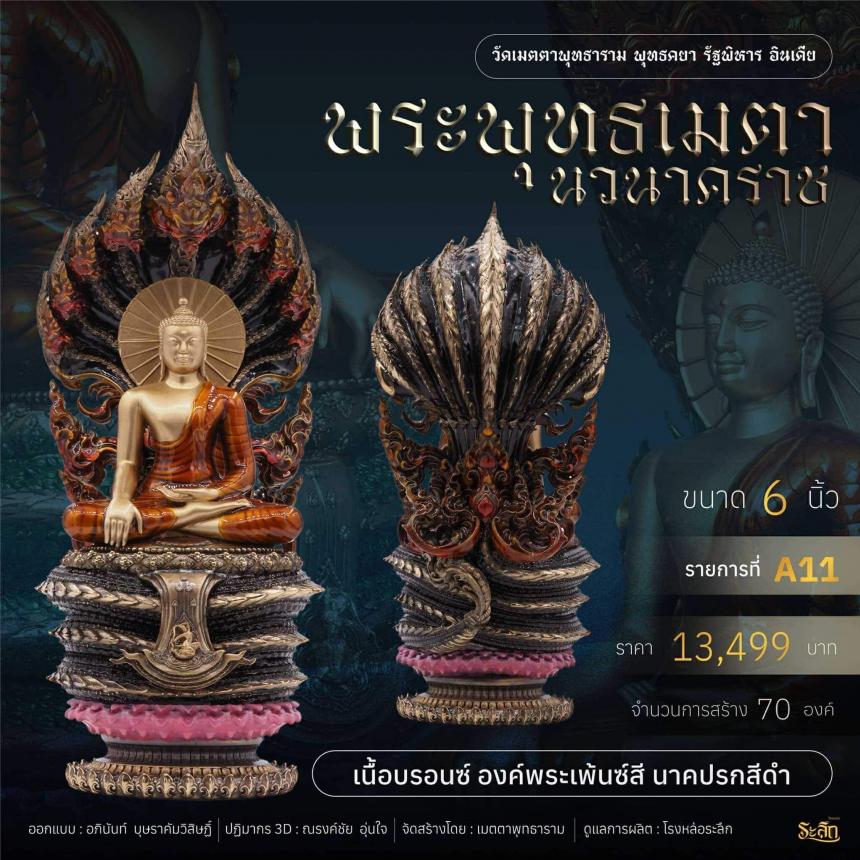 เปิดจอง ✨ พระพุทธเมตตานวนาคราช เปิดจองครับ