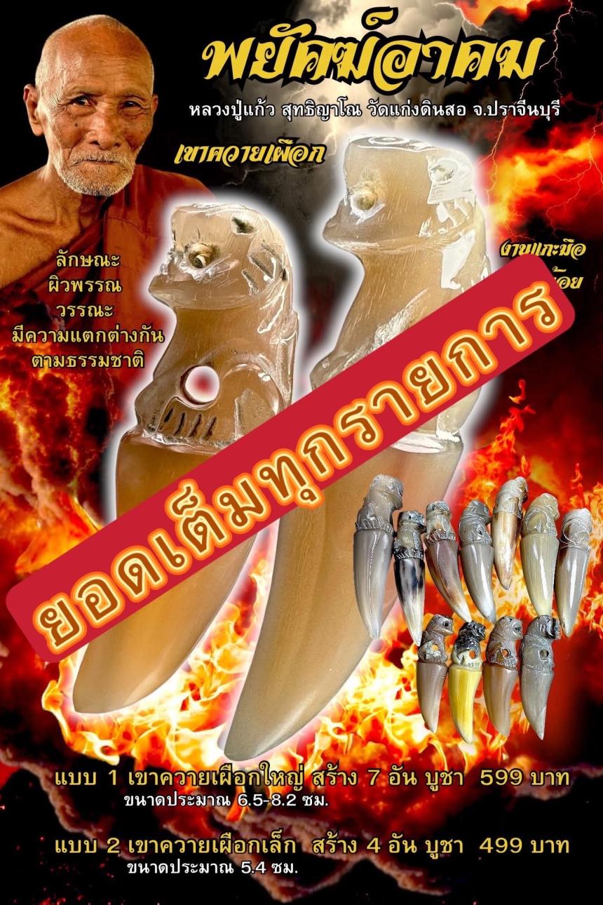 หลวงปู่แก้ว สุทธิญาโณ🙏🙏 🔥วัดแก่งดินสอ อ.นาดี จ.ปราจีนบุรี เปิดจองครับ