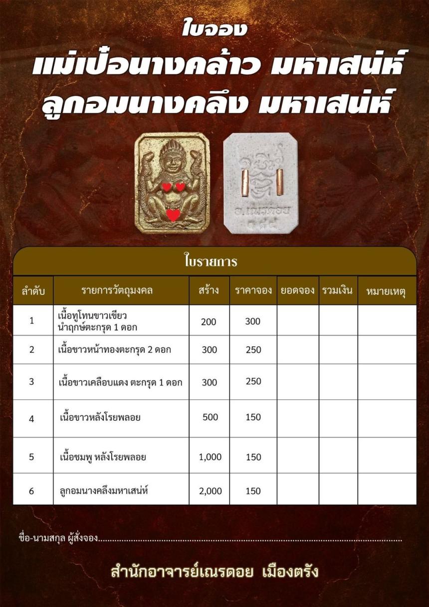  แม่เป๋อนางคอย มหาเสน่ห์ ลูกอมนางคลึง มหาเสน่ห์“