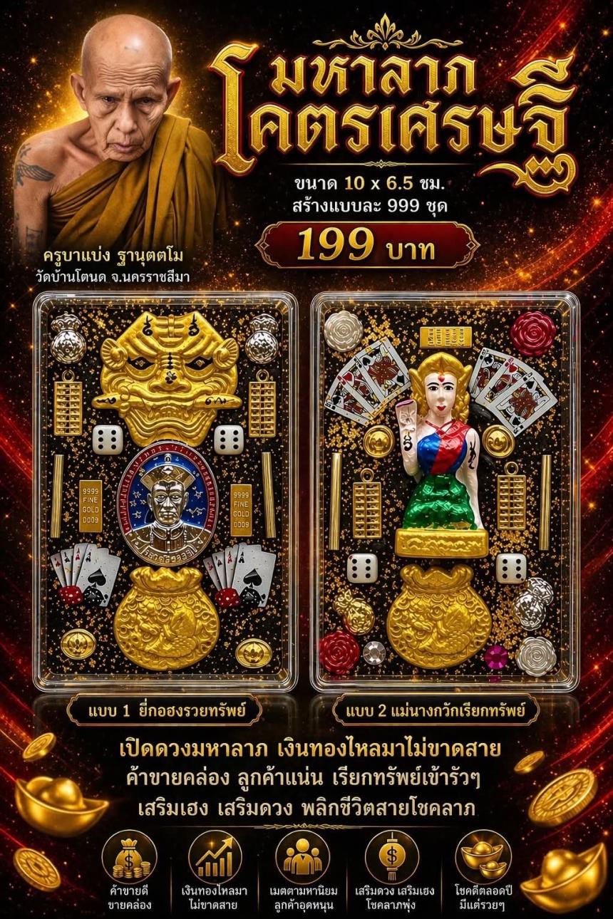 ครูบาแบ่ง ฐานุตฺตโม เปิดจองครับ