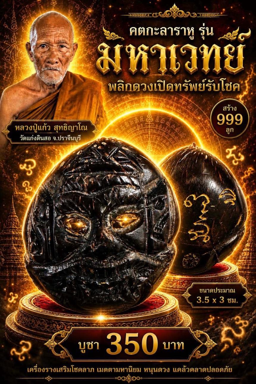 หลวงปู่แก้ว สุทธิญาโณ🙏🙏 📌วัดแก่งดินสอ อ.นาดี จ.ปราจีนบุรี เปิดจองครับ