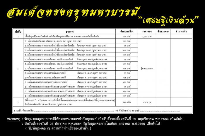 พระครูวิรัช ปัญญาภรณ์ วัดพุตะเคียน จ.กาญจนบุรี อธิษฐานจิ เปิดจอง