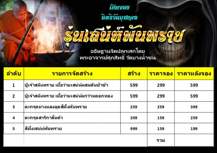 เปิดสั่งจอง‼️‼️ 💥ปู่เจ้าสมิงพรายเนื้อผงว่านเสน่ห์ เปิดจองครับ