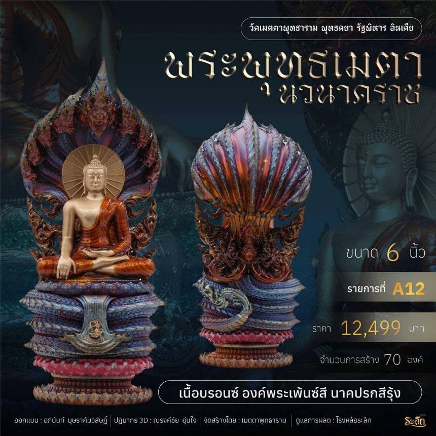 เปิดจอง ✨ พระพุทธเมตตานวนาคราช เปิดจองครับ