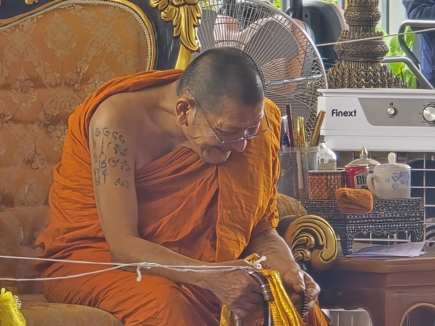 ขุนแผนสยบมาร (มวลสาร อ.เปล่ง บุญยืน) หลวงพ่อสมหมาย ขันติโก เปิดจอง