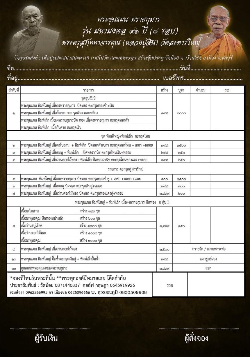 หลวงปู่สิน วัดละหารใหญ่ (ศิษย์ครอบครู องค์สุดท้าย ) หลวงปู่ทิม อิสริโก วัดละหารไร่ 🙏 เปืดจองครับ
