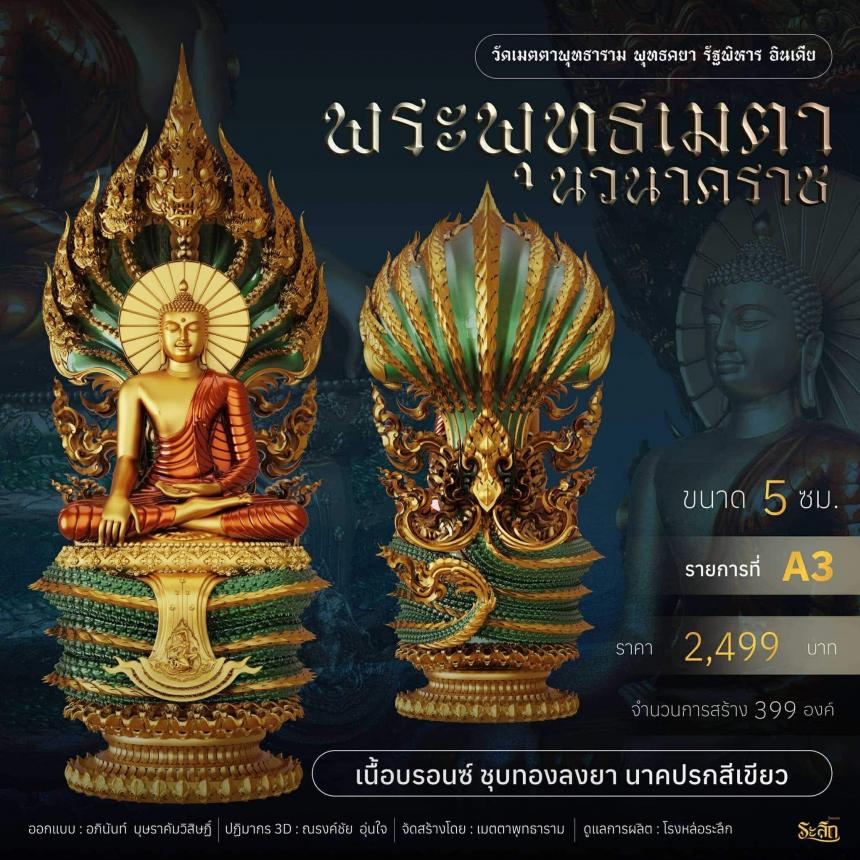 เปิดจอง ✨ พระพุทธเมตตานวนาคราช เปิดจองครับ