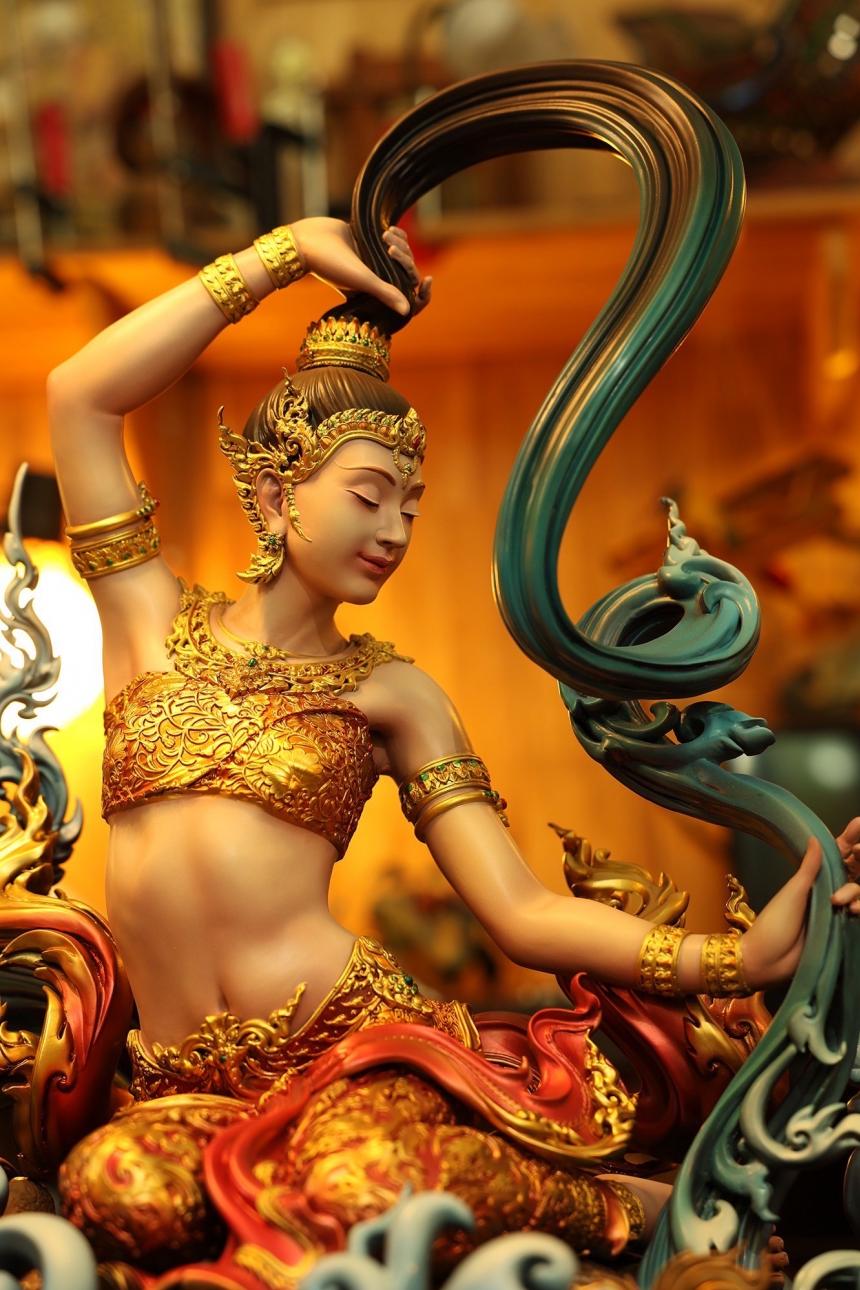 รายละเอียดการสั่งจองผลงาน “พระแม่ธรณี” ขนาดบูชาสูง 61 Cm. กว้าง 74 Cm. ลึก 41 Cm. เปิดจอง