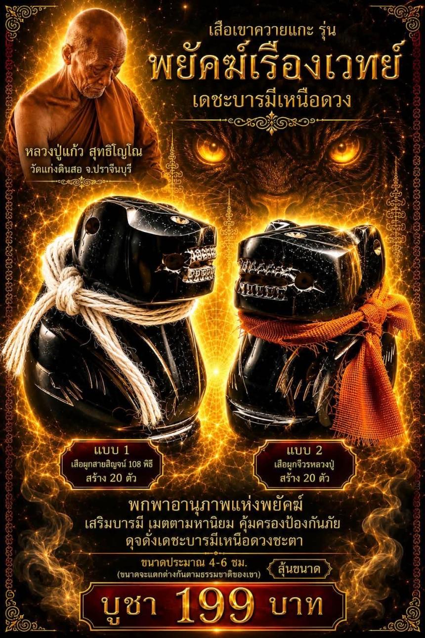 หลวงปู่แก้ว สุทธิญาโณ🙏🙏 📌วัดแก่งดินสอ อ.นาดี จ.ปราจีนบุรี เปิดจองครับ
