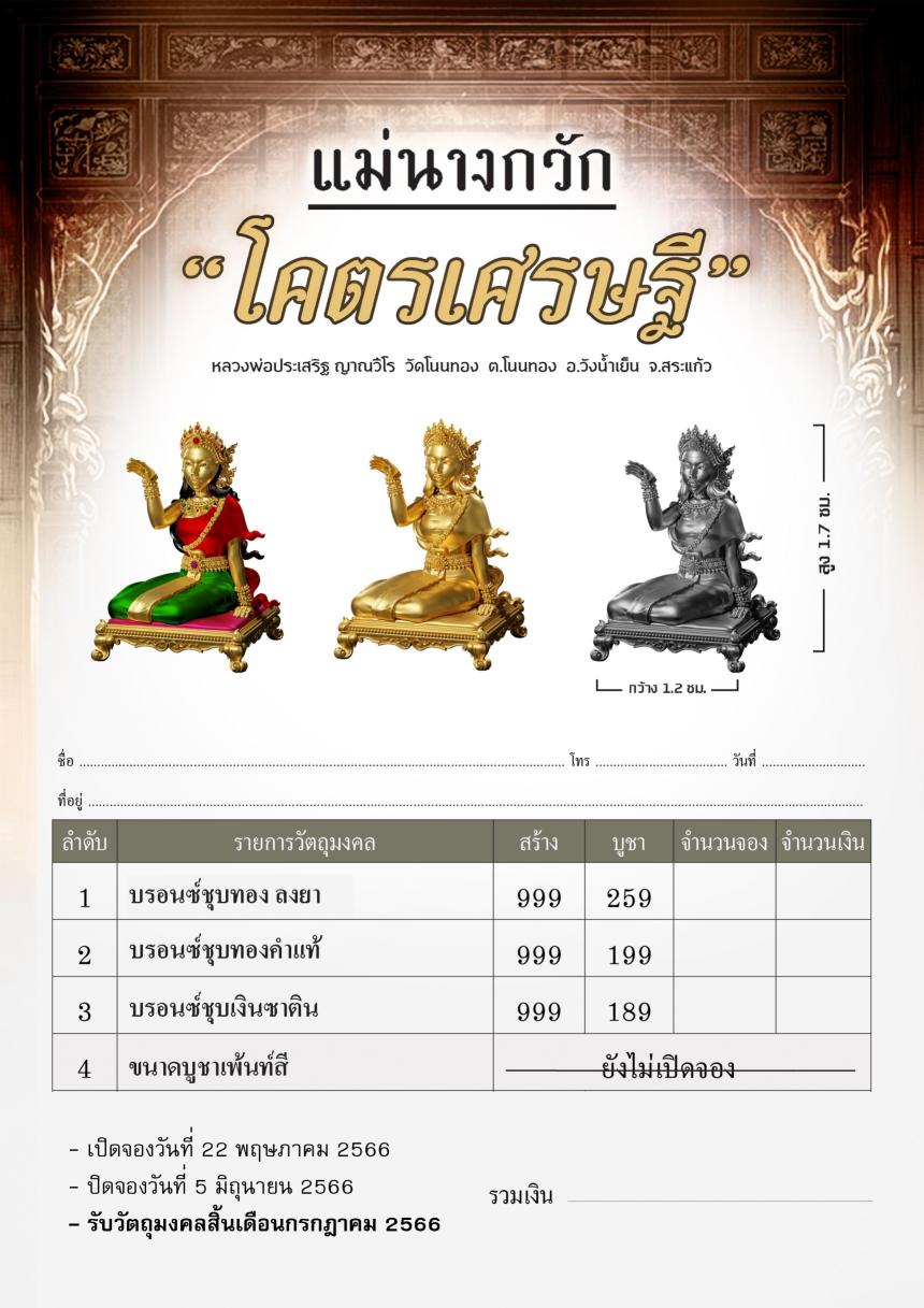 แม่นางกวักจิ๋ว โคตรเศรษฐี 👩🏻นางกวัก เทพีแห่งโชคลาภ💰  เปิดจองครับ