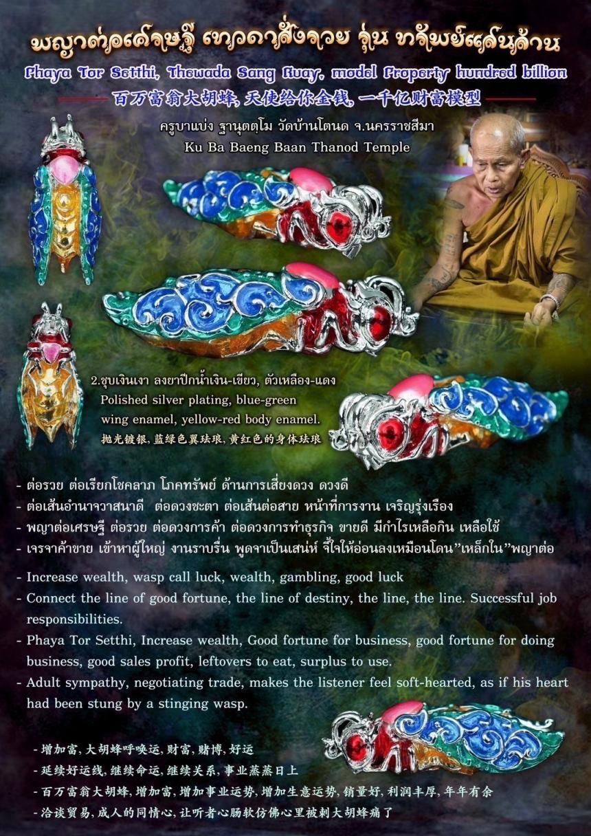 ครูบาแบ่ง ฐานุตตฺโม วัดบ้านโตนด จ.นครราชสีมา เปิดจองครับ