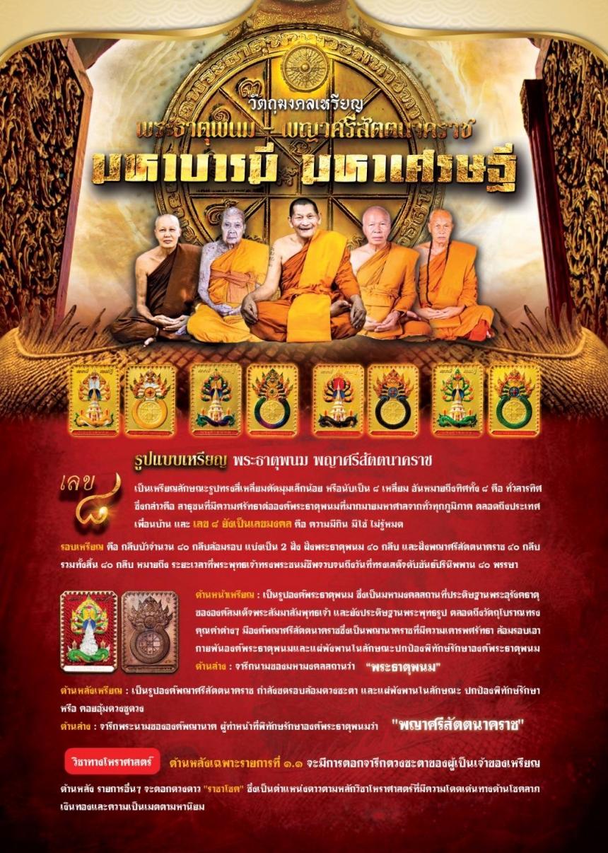 ชัดเจนที่สุดกับการจัดสร้าง ในนาม #วัดพระธาตุพนมวรมหาวิหาร เปิดจองครับ