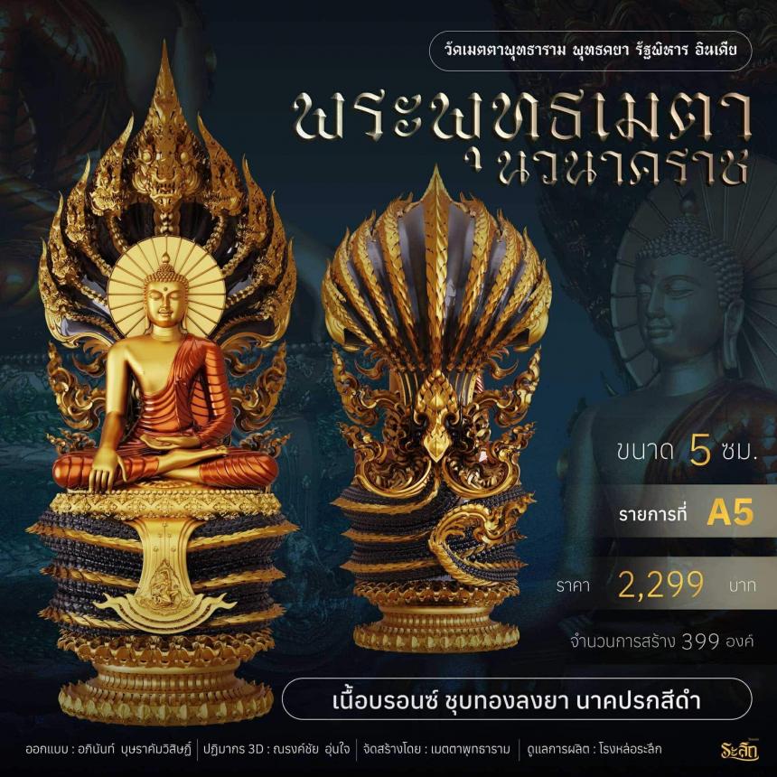 เปิดจอง ✨ พระพุทธเมตตานวนาคราช เปิดจองครับ