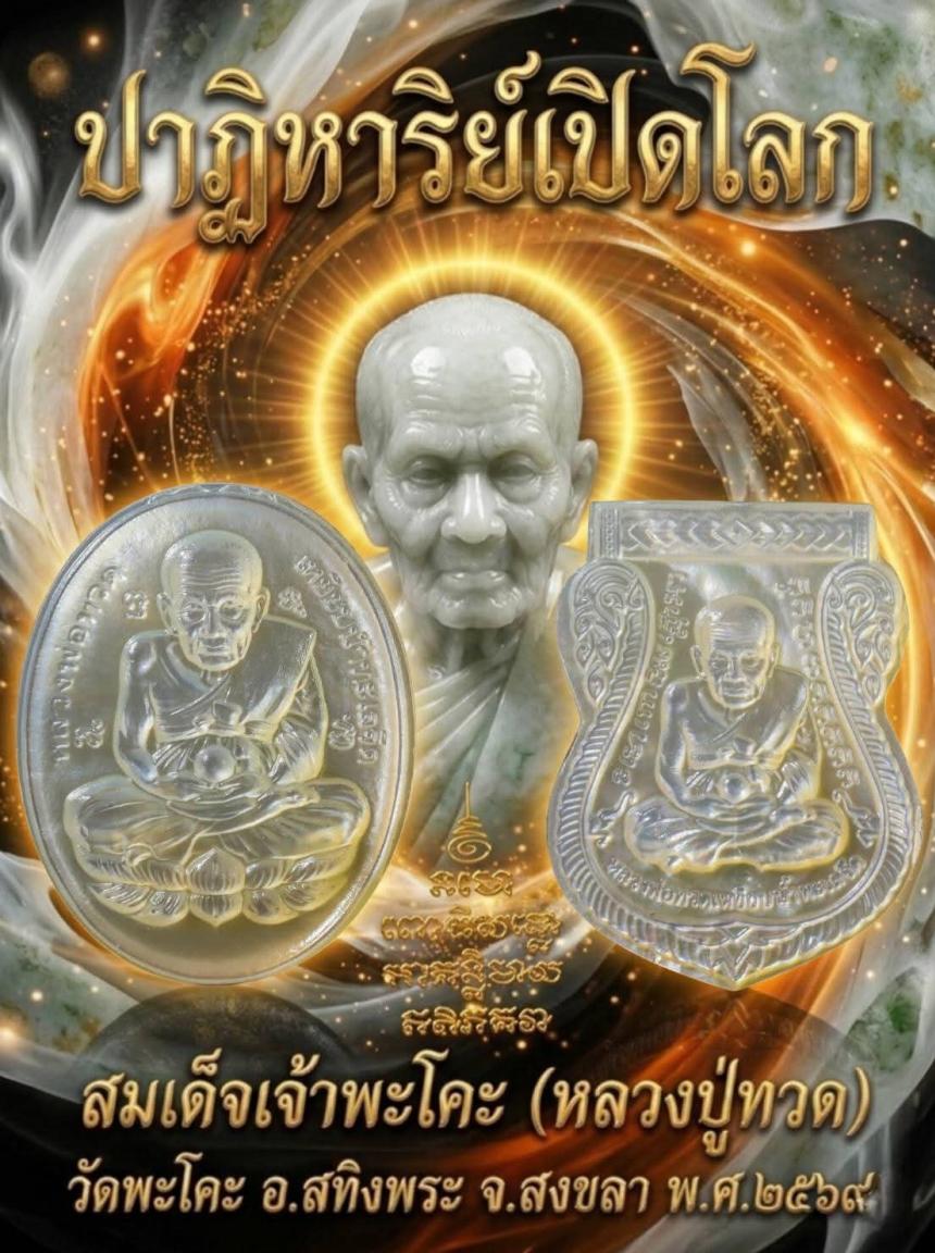 ปาฏิหาริย์เปิดโลก" วัดพะโคะ ✨ สุดยอดวัตถุมงคลแห่งปี บารมีสมเด็จเจ้าพะโคะ (หลวงปู่ทวด) วัดต้นกำเนิดเหยียบน้ำทะเลจืด  เปิดจองครับ