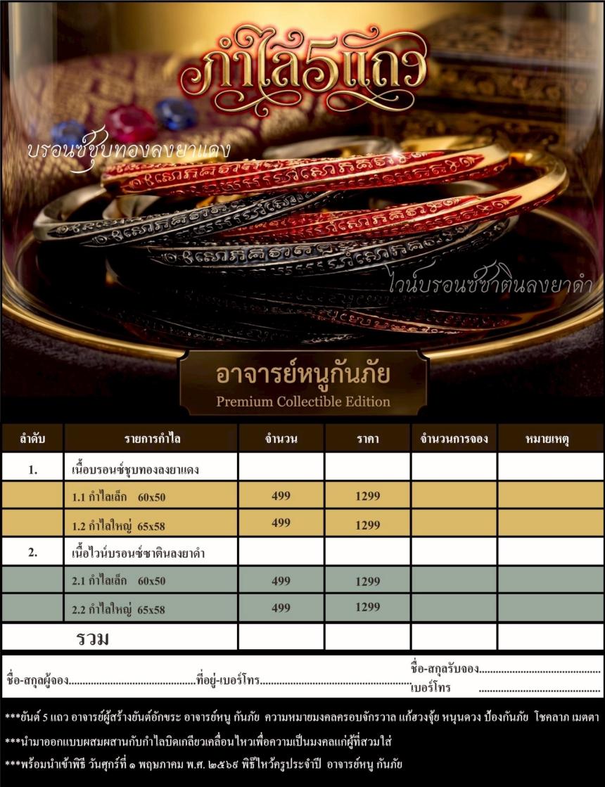 ยันต์ 5 แถว อาจารย์ผู้สร้างยันต์อักขระ อาจารย์หนู กันภัย เปิดจองครับ