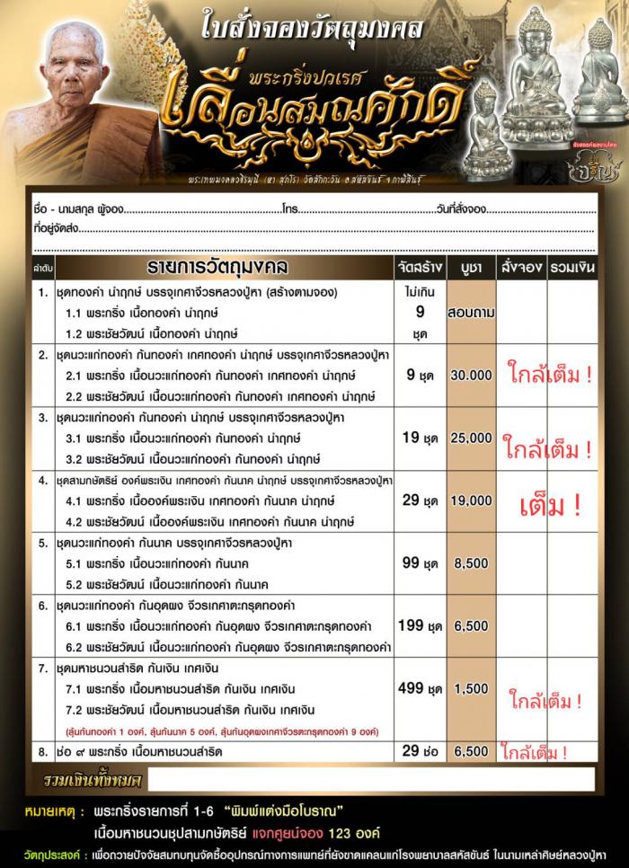พระกริ่งปวเรศเลื่อนสมณศักดิ์ แต่งมือโบราณ แต่งเก็บทุกรายละเอียด ใต้ฐานบรรจุเกศาและมวลสารมหามงคลไว้สักการะบูชา เปิดจองครับ