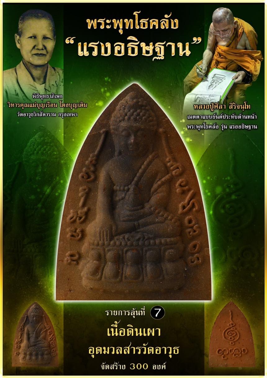 เปิดจอง ❞ พระพุทโธคลัง รุ่น “แรงอธิษฐาน“ เปิดจองคนับ
