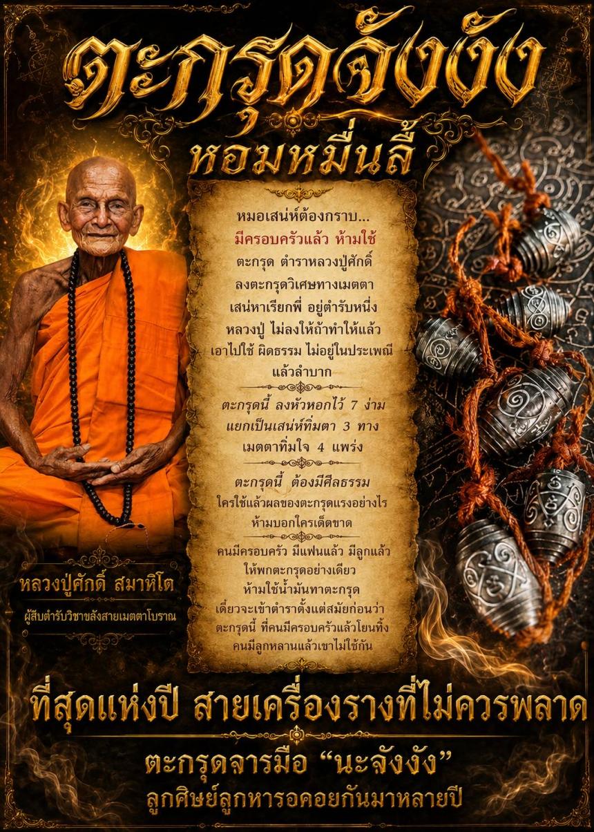 เปิดงานจองครับ หลวงปู่ศักดิ์สหธรรมมิกหลวงปู่ญาท่านเสาร์วัดเทพจังหวัดหนองคาย