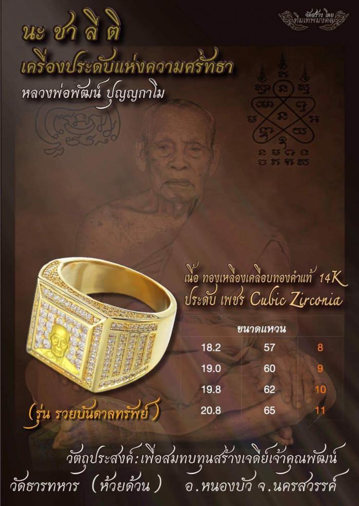 วัตถุมงคล รุ่น”รวยบันดาลทรัพย์  หลวงพ่อพัฒน์ วัดห้วยด้วน จังหวัดนครสวรรค์ เปิดจองครับ