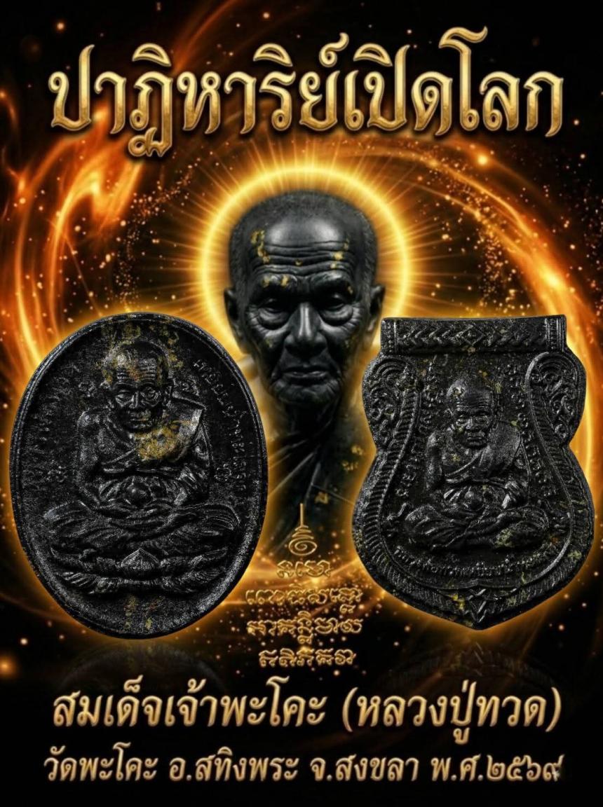 ปาฏิหาริย์เปิดโลก" วัดพะโคะ ✨ สุดยอดวัตถุมงคลแห่งปี บารมีสมเด็จเจ้าพะโคะ (หลวงปู่ทวด) วัดต้นกำเนิดเหยียบน้ำทะเลจืด  เปิดจองครับ