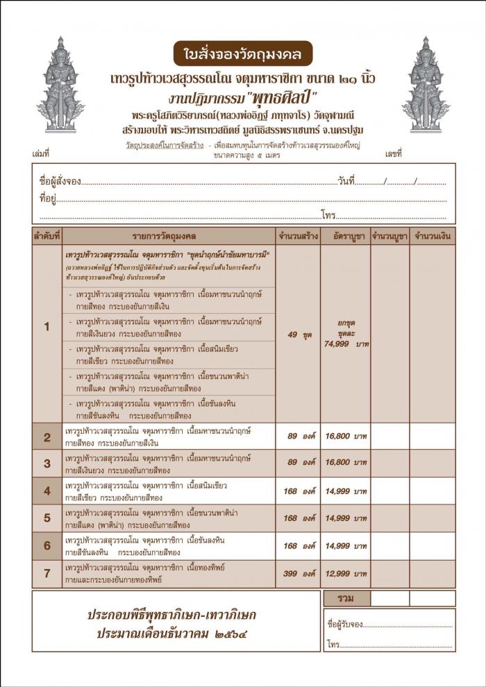 หลวงพ่ออิฏฐ์ วัดจุฬามณี  จ.สมุทรสงคราม เปิดจองครับ