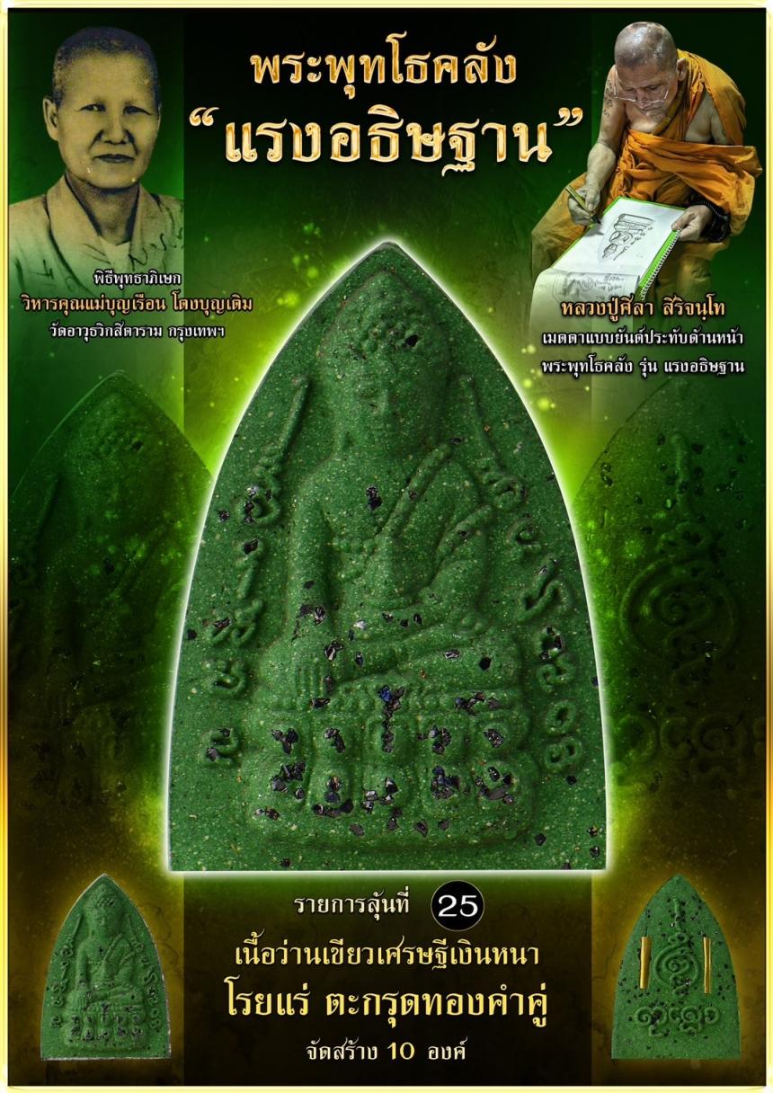 เปิดจอง ❞ พระพุทโธคลัง รุ่น “แรงอธิษฐาน“ เปิดจองคนับ